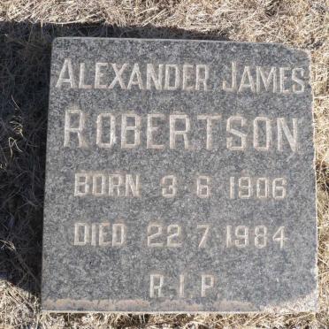 ROBERTSON Alexander James 1906-1984