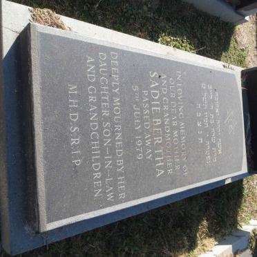 ROBINS Sadie Bertha -1979