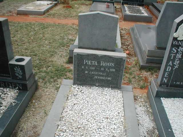 ROOS Pieta 1910-1981