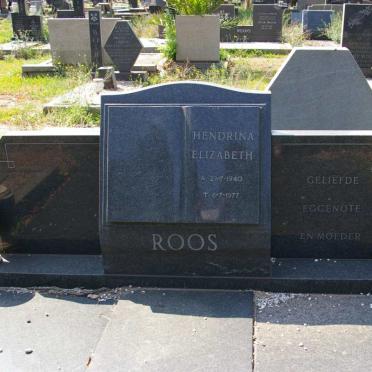 ROOS Hendrina Elizabeth 1940-1977
