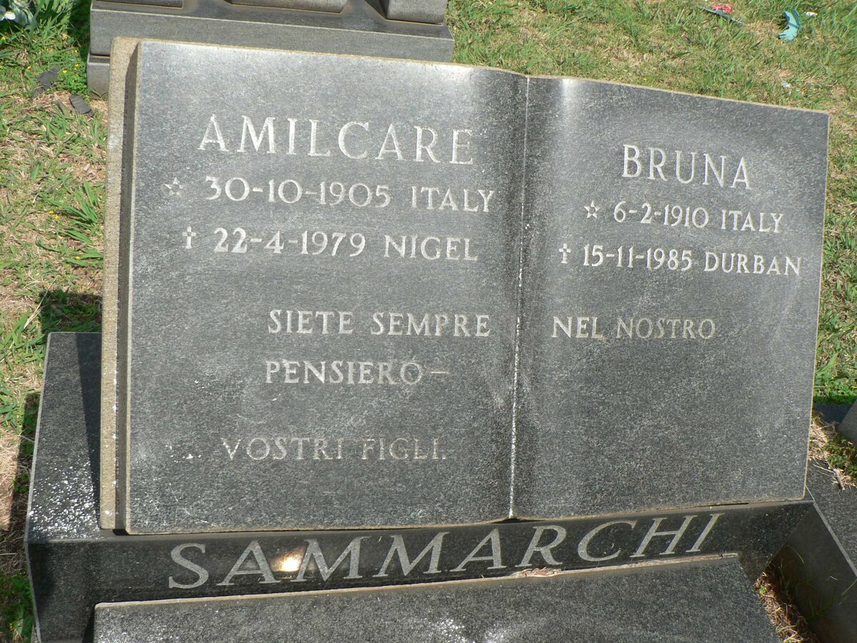 SAMMARCHI Amilcare 1905-1979 &amp; Bruna 1910-1985