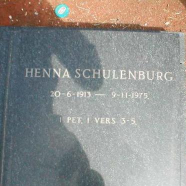 SCHULENBURG Henna 1913-1975