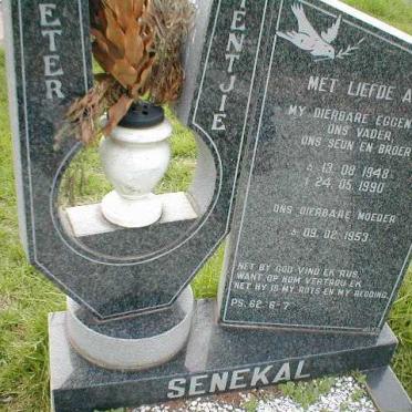 SENEKAL ?eter ?entjie 1948-1990