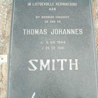 SMITH Thomas Johannes 1944-1991