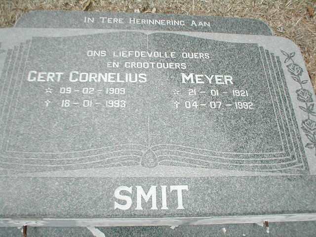 SMIT Gert Cornelius 1909-1993 &amp; Meyer 1921-1992