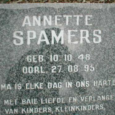 SPAMERS Annette 1948-1995