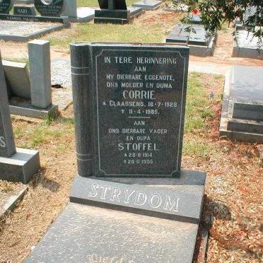 STRYDOM Stoffel 1914-1995 &amp; Corrie CLAASSENS 1928-1985