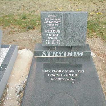 STRYDOM Petrus Adolf 1952-1998