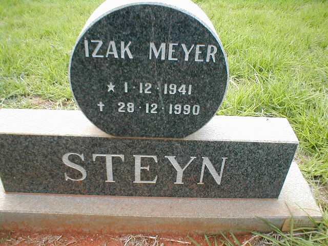 STEYN Izak Meyer 1941-1990