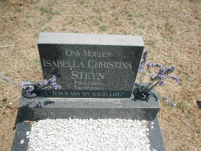 STEYN Isabella Christina 1906-1999