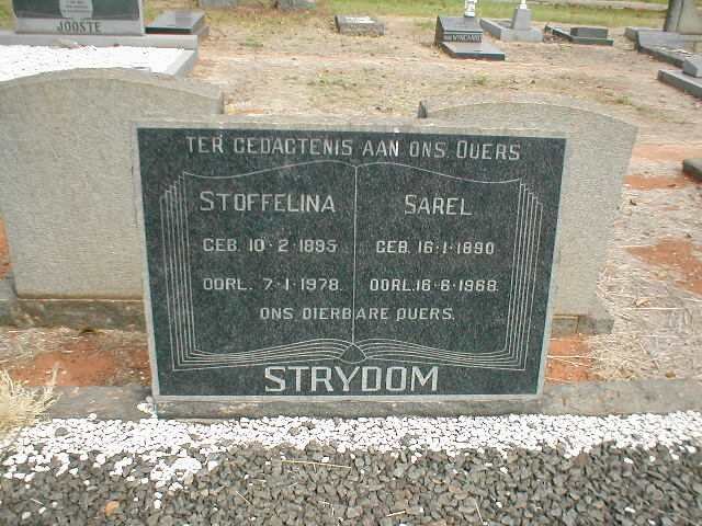 STRYDOM Sarel 1890-1968 &amp; Stoffelina 1895-1978