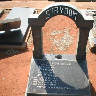 STRYDOM Francois 1936-1972