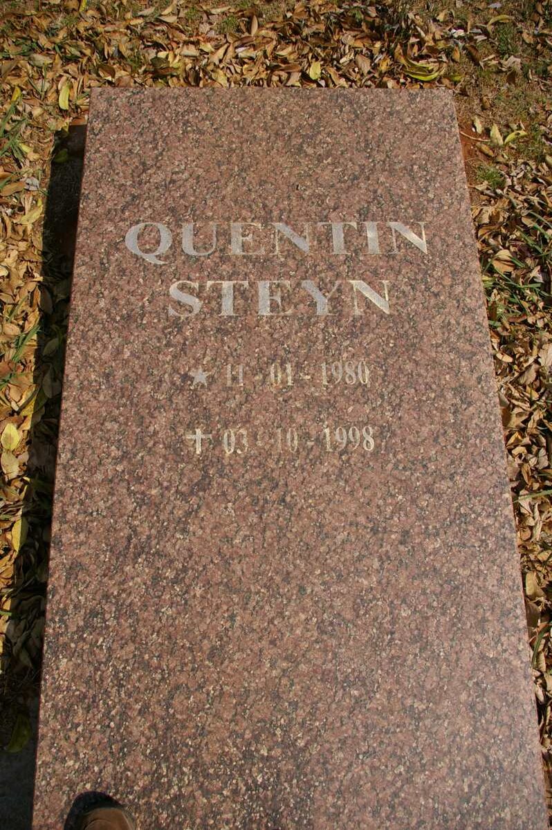 STEYN Quentin 1980-1998