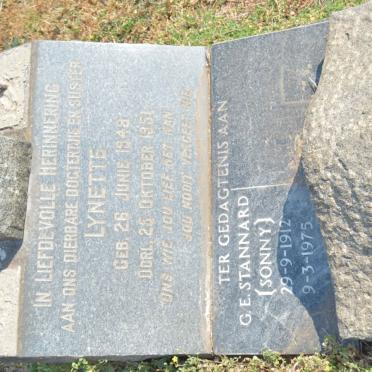 STANNARD G.E. 1912-1975 :: STANNARD Lynette 1948-1951