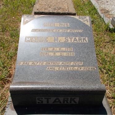 STARK Emil Carl Ferdinand 1909-1982 &amp; Marie M. 1919-1958