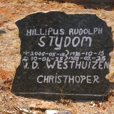 STYDOM Phillipus Rudolph :: V.D. WESTHUIZEN Christhoper