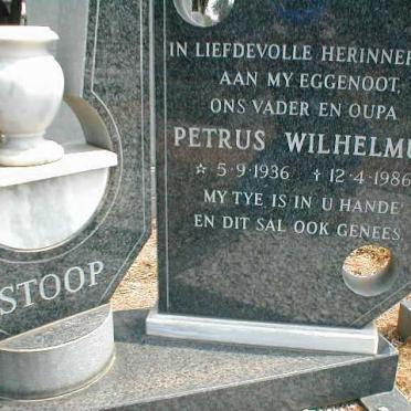 STOOP Petrus Wilhelmus 1936-1986