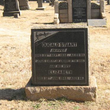 STUART Dugald -1932 &amp; Elizabeth -1940