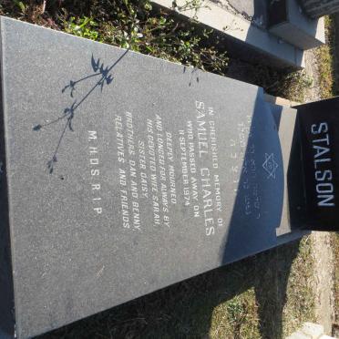 STALSON Samuel Charles -1974