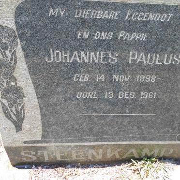 STEENKAMP Johannes Paulus 1898-1961