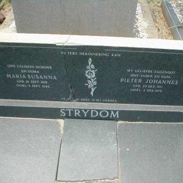 STRYDOM Pieter Johannes 1911-1972 &amp; Maria Susanna 1913-1985