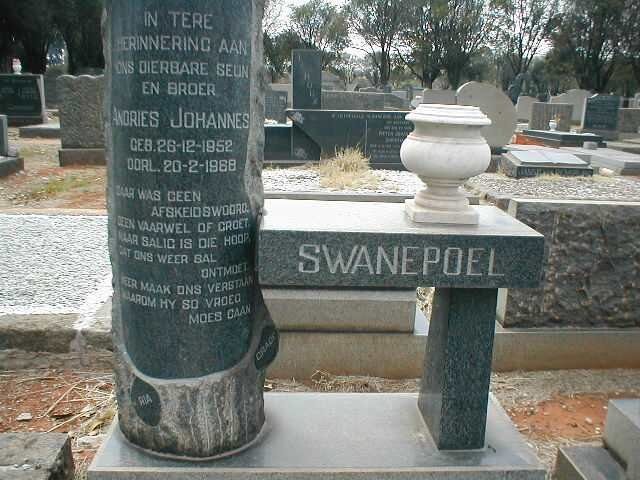 SWANEPOEL Andries Johannes 1952-1968