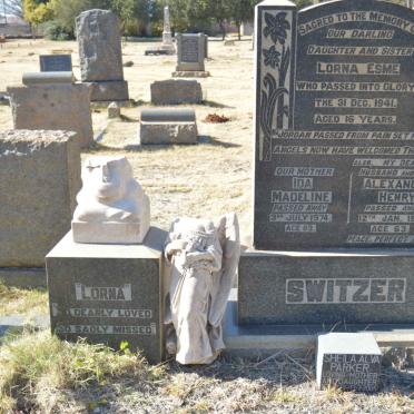 SWITZER Alexander Henry -1951 &amp; Ida Madeline -1974 :: SWITZER Lorna Esme -1941 :: PARKER Sheila Alva 1923-2005