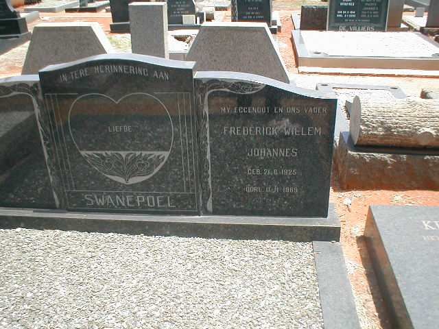 SWANEPOEL Frederick Willem Johannes 1925-1969