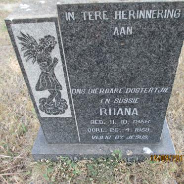 SWANEPOEL Ruana 1956-1959