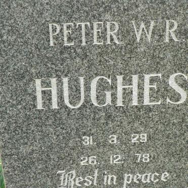 HUGHES Peter W.R. 1929-1978