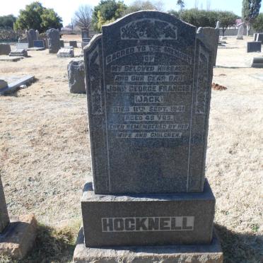 HOCKNELL John George Francis -1941