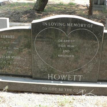 HOWETT Edward 1903-1984 &amp; Susan Maud 1907-1998 :: HOWETT Neville 1935-1981