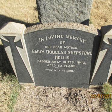 HOLLIS Emily Douglas Shepstone -1943