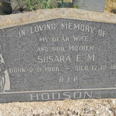 HODSON Susara E.M. 1906-1965