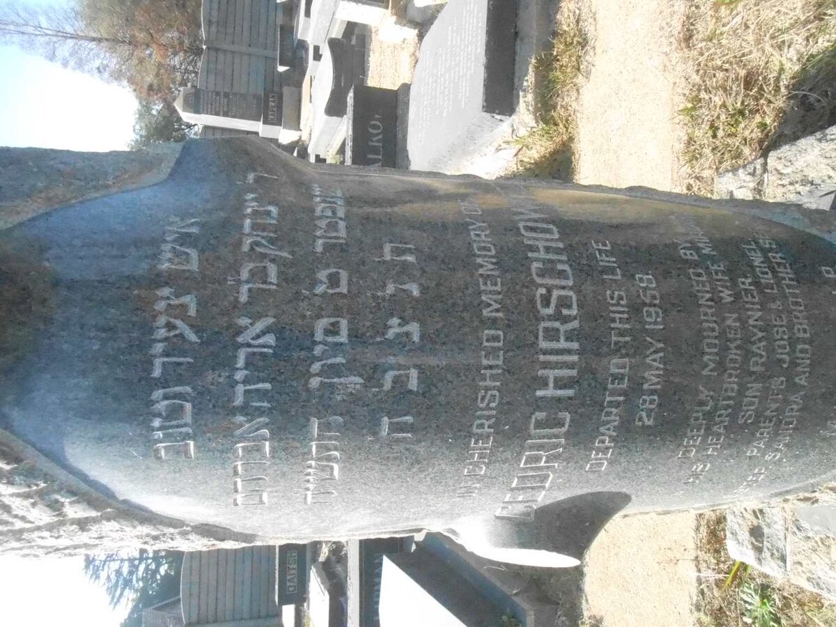 HIRSCHOWITZ Cedric -1958