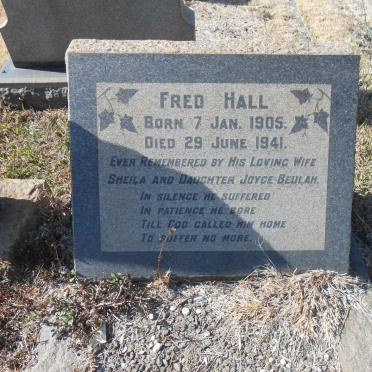 HALL Fred 1905-1941