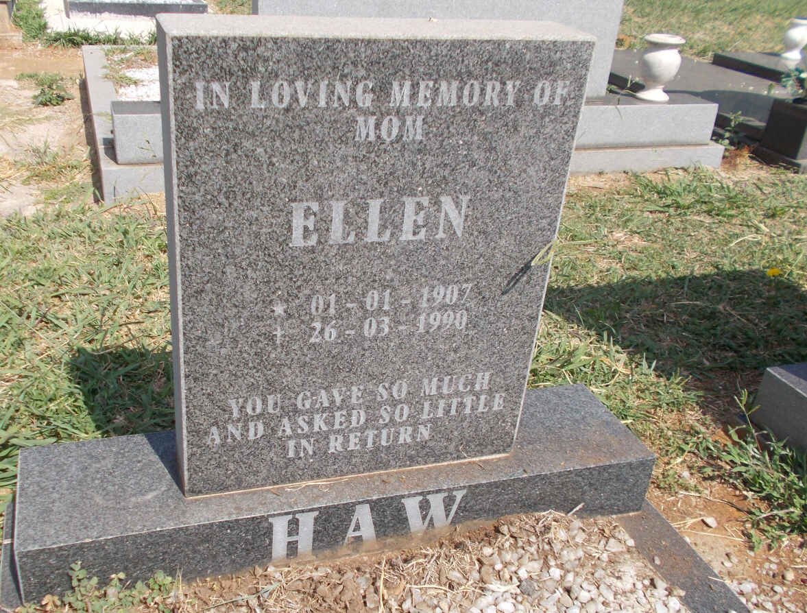 HAW Ellen 1907-1990