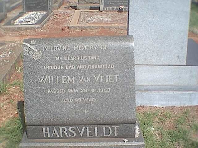 HARSVELDT Willem van Vliet  -1953