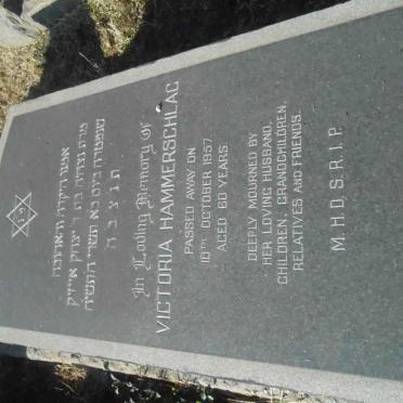 HAMMERSCHLAG Victoria -1957