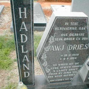 HADLAND A.W.J. 1950-1994