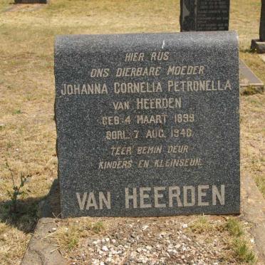 HEERDEN Johanna Cornelia Petronella, van 1899-1948