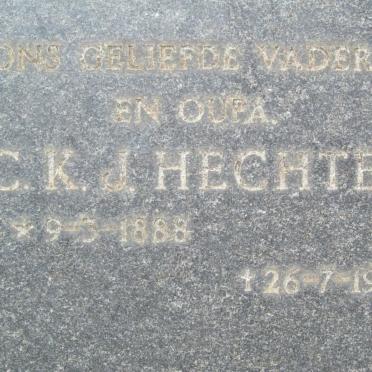 HECHTER C.K.J. 1888-1963