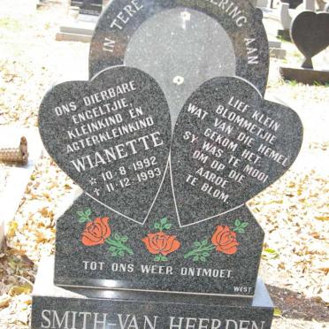 HEERDEN Wianette, Smith van 1992-1993