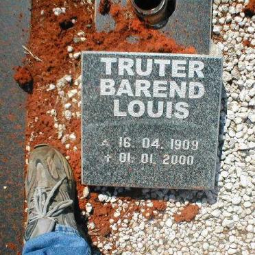 TRUTER Barend Louis 1909-2000