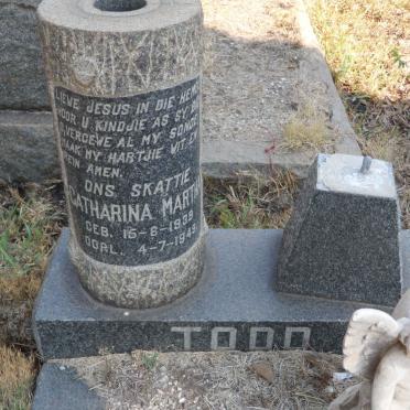 TODD Catharina Martha 1939-1949