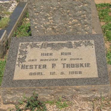 TROSKIE Hester P. -1968