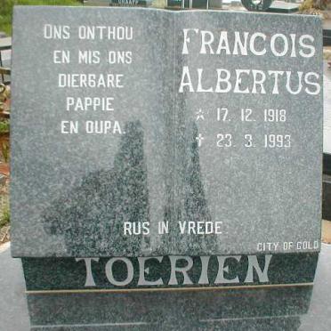 TOERIEN Francois Albertus 1918-1993