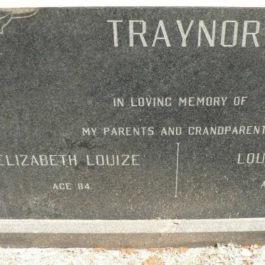 TRAYNOR Louis Denys &amp; Elizabeth Louize