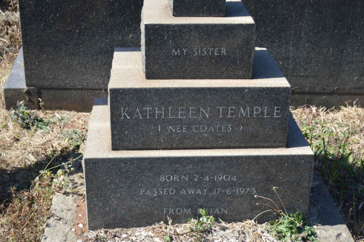 TEMPLE Kathleen nee COATES 1904-1973