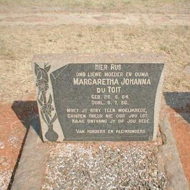 TOIT Margaretha Johanna, du 1864-1956